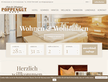 Tablet Screenshot of poppengut.at